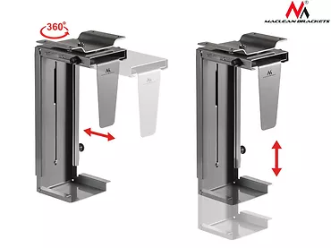Maclean Uchwyt do komputera MC-713 S srebrny