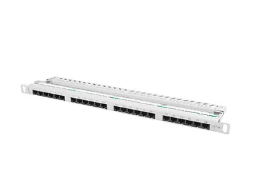 LANBERG Patch Panel 24 Port 0.5U Kat.5E szary