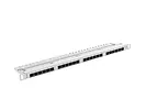 LANBERG Patch Panel 24 Port 0.5U Kat.6 szary