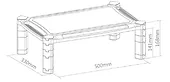 LogiLink NSMONITOR20 REGULATOR WYSOKOŚCI DO MONITORA DO 16,8CM