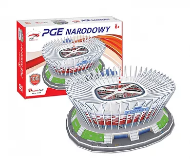 Cubicfun Puzzle 3D Stadion PGE Narodowy, 105 elementów