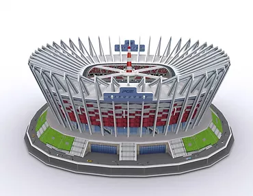 Cubicfun Puzzle 3D Stadion PGE Narodowy, 105 elementów