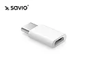 SAVIO AK-30/W Adapter Micro USB (F) - USB 3.1 Typ C (M)