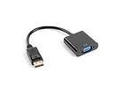 LANBERG Adapter DisplayPort (M) -> VGA 15 pin (F) czarny na kablu