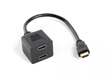 LANBERG Adapter HDMI-A (M) -> HDMI-A (F) x2 splitter 20cm