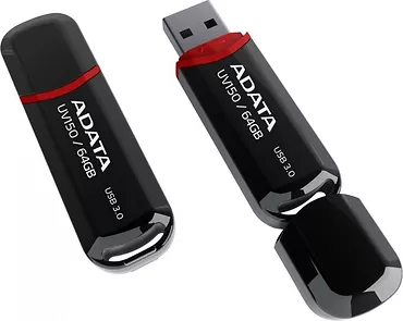 Pendrive ADATA DashDrive Value UV150 64GB USB 3.0 Czarny