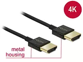 Delock Kabel HDMI-HDMI 4K 3D Ethernet 2m