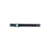 Qoltec Listwa zasilająca Rack 19 cali 1U 250V/16A 6xSCHUKO, 3m