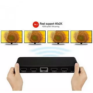 Qoltec Rozdzielacz-splitter HDMI 1/4 Ultra HD, 3D