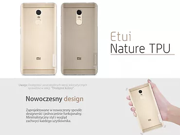 NATEC Etui Nature Xiaomi Redmi Note 4X Grey