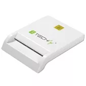 Qoltec Czytnik USB 2.0 Kart / Smart Card biały