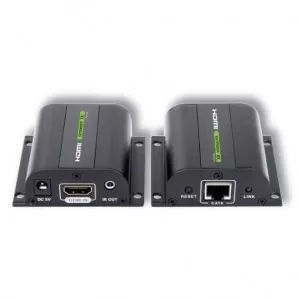 Crucial Extender HDMI po skrętce Cat.5e/6/6a/7 do 60m, z odbiornikiem  IR, czarny