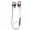Optoma iL98BL Red by AWEI douszne sportowe słuchawki bezprzewodowe Bluetooth 4.2 | zaczepy zauszne | potoodporne | mikrofon