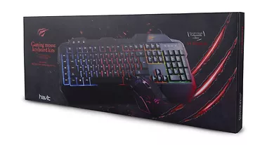 Zestaw gamingowy klawiatura + mysz Havit HV-KB558CM Czarny