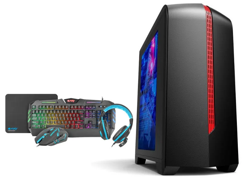 Komputer Apollo Fighter i5-7400/8 GB/1000 GB/GTX 1050Ti/Win 10 + Zestaw ...