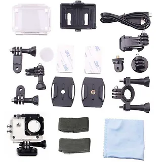 Kamera sportowa SJCAM SJ5000X Elite Srebrna + dodatkowa bateria