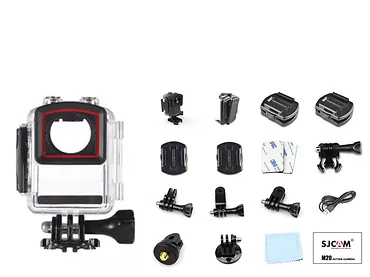 Kamera sportowa SJCAM M20 Srebrna + Dodatkowa bateria