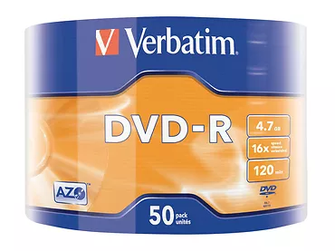 Płyty DVD-R Verbatim Matt Silver 16x 4.7GB