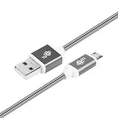 TB Kabel USB-Micro USB 1.5 m grafitowy sznurek