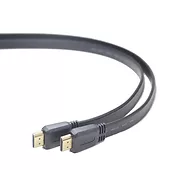 Gembird Kabel HDMI-HDMI v2.0 3D TV High Speed Ethernet 1M płaski (pozłacane końcówki)