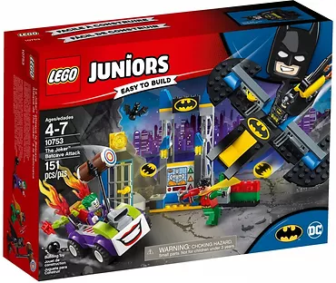 Lego Juniors Atak Jokera na jaskinię Batmana