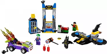Lego Juniors Atak Jokera na jaskinię Batmana