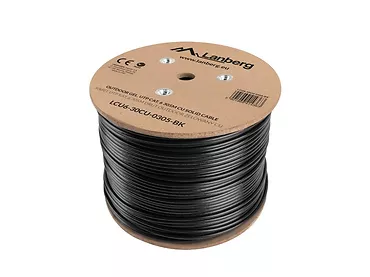 LANBERG Kabel UTP Kat.6 CU 305m drut outdoor żelowany