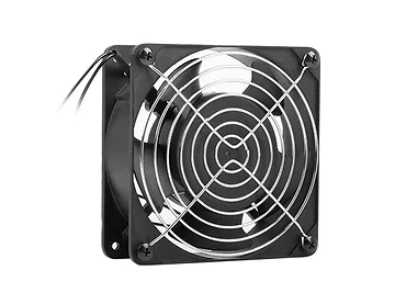 Wentylator do szaf 19'' wiszących 230V 120x120x38mm czarny