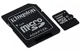 Karta pamięci Kingston microSD 16GB Class10 Canvas Select 80/10MB/s adapter