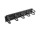 LANBERG Organizer kabli 19'' 2U Panel szczotkowany Typ B czarny