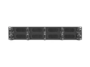 LANBERG Organizer kabli 19'' 2U Panel szczotkowany Typ B czarny
