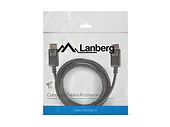 LANBERG Kabel DisplayPort M/M 4K 1.8M czarny