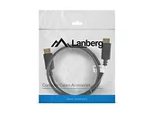 LANBERG Kabel DisplayPort M/M 4K 1M czarny