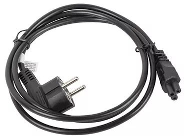 LANBERG Kabel zasilający Laptop (MIKI) IEC 7/7 - IEC 320 C5 1.8M VDE czarny