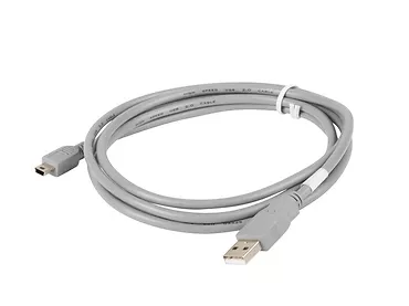 LANBERG Kabel USB 2.0 mini AM-BM5P 1.8M szary (CANON)