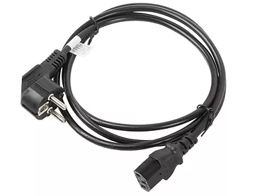 LANBERG Kabel zasilający CEE 7/7 - IEC 320 C13 VDE 1.8M czarny