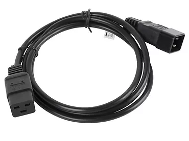 LANBERG Przedłużacz kabla zasilającego IEC 320 C13 - C14 1.8M czarny