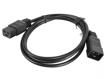 LANBERG Przedłużacz kabla zasilającego IEC 320 C13 - C14 1.8M czarny