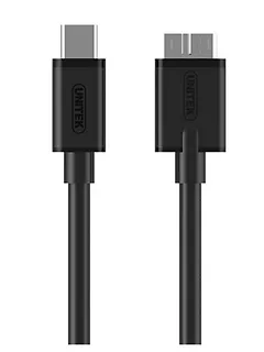 Unitek Kabel USB TYP-C DO microUSB3.0; 1m; Y-C475BK