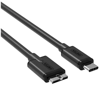 Unitek Kabel USB TYP-C DO microUSB3.0; 1m; Y-C475BK