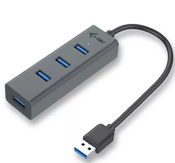 i-tec USB 3.0 Metal 4-portowy pasywny HUB USB, 4x port USB 3.0