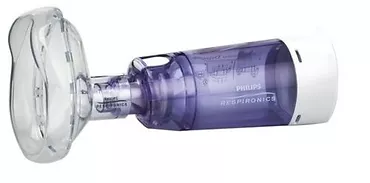 Komora inhalacyjna Philips Respironics OptiChamber Diamond z ustnikiem + Maska mała (S)