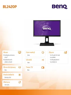 24 LED BL2420P QHD,IPS,DVI,DP,rep,piv