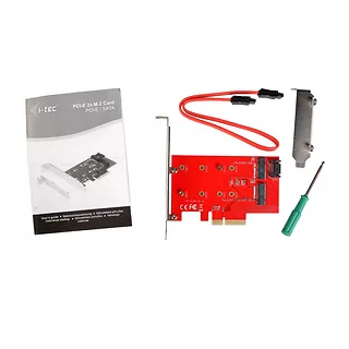 i-tec Adapter PCI-E SATA 2x M.2 Card PCI-E/SATA