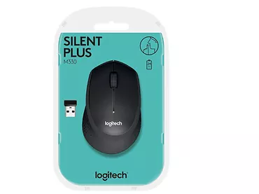 Mysz bezprzewodowa Logitech M330 Silent Plus Mouse Czarny 910-004909