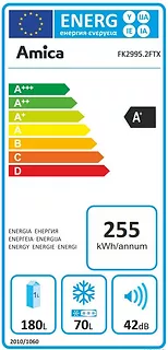 Amica FK2995.2FTX Chłodziarko-zamrażarka