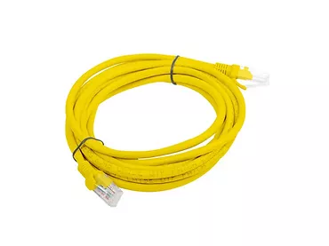 LANBERG Patchcord kat.5e 3.0M UTP żółty