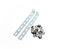 ASSMANN Półka do szaf 450mm 19" 483x450mm 1U czarna z regulacją i podporą