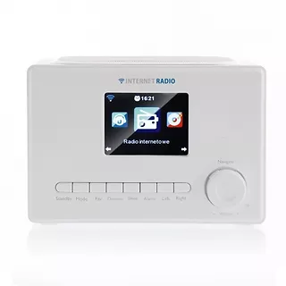 ART Radio internetowe WIFI X102 LCD kolor 3,2'' białe