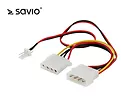 Elmak SAVIO AK-15 Kabel zasilający/ adapter Molex 4pin M - Molex 4pin F